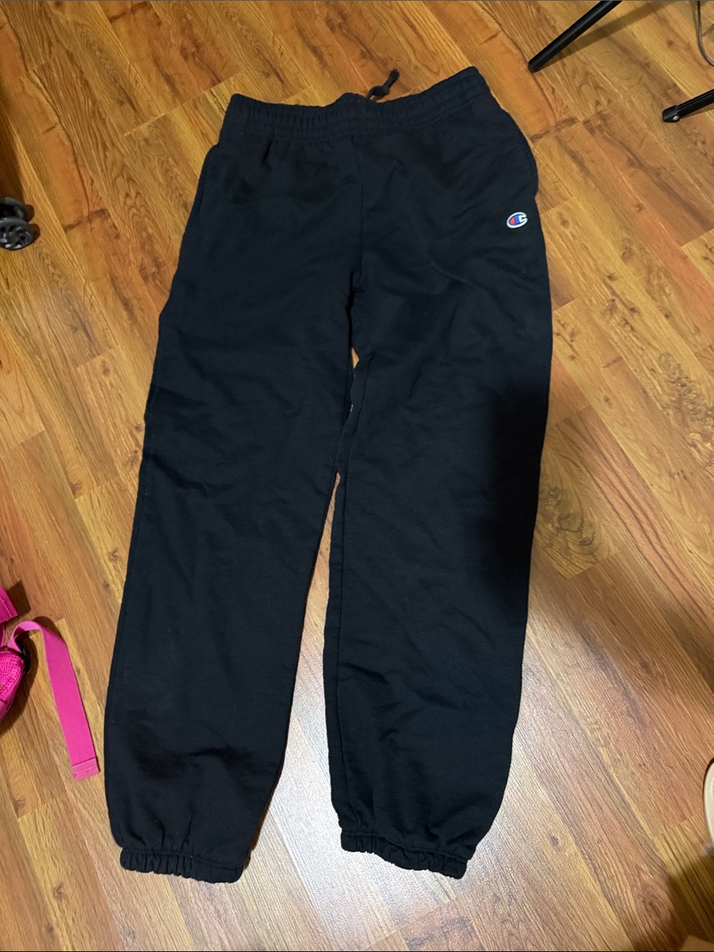 Champion Black Fleece Jogger Sweatpants